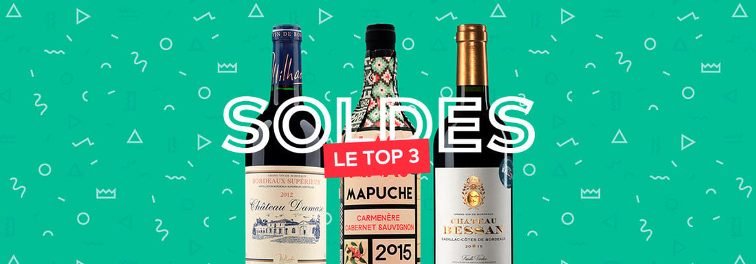 TOP 3 des vins soldés