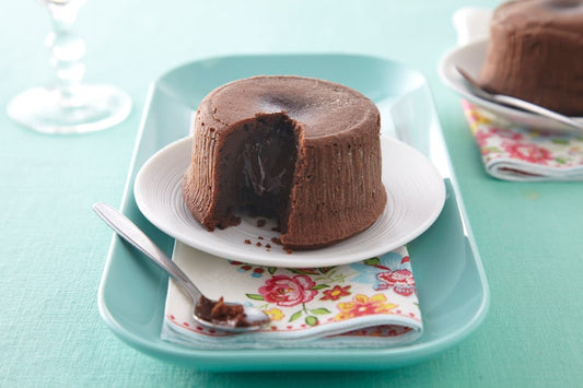 À table / Fondant au chocolat au piment d'Espelette