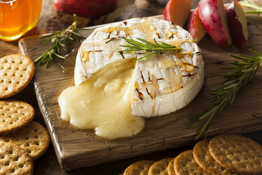 Camembert et sablés miel romarin