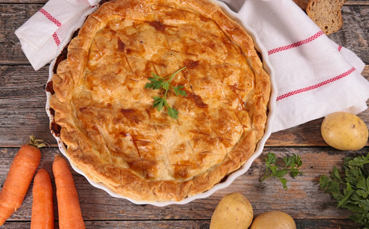 Notre recette de tourte à la noix de Saint-Jacques et ses accords mets-vins