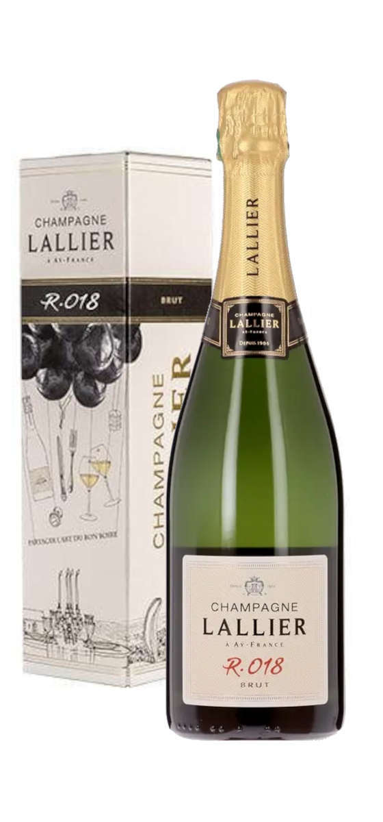 Champagne Lallier - R.018 & étui - AOP Champagne - Blanc