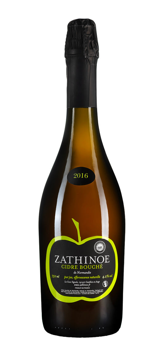 Zathinoé - Cidre Brut IGP Normandie Carte Verte