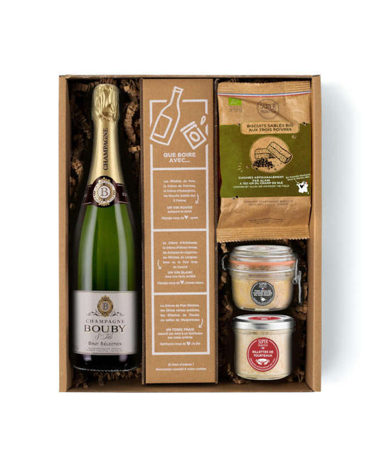 Coffret Prestige - Foie Gras & Champagne Bouby Brut