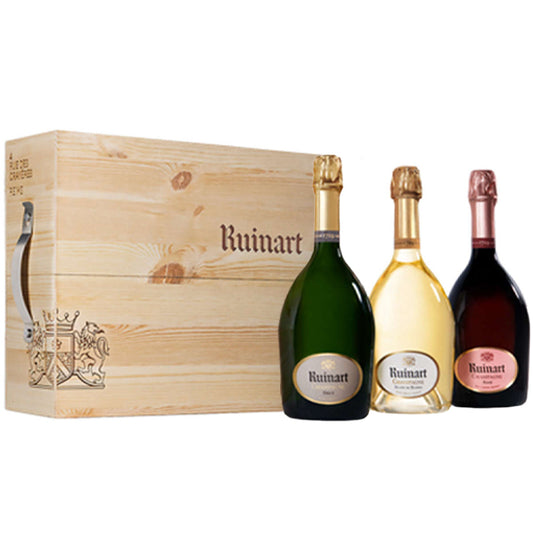 Maison Ruinart - Ruinart Cave Urbaine 3 bouteilles - Champagne Brut, Blanc, Rosé - AOP Champagne - Blanc