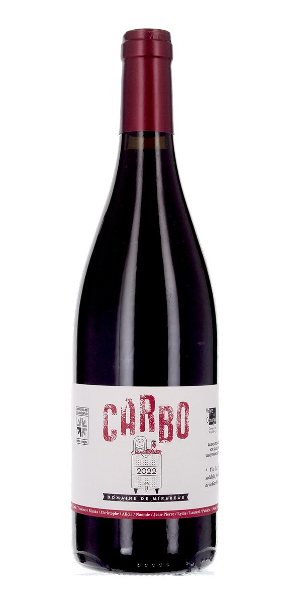 Domaine de Mirabeau - Carbo  - IGP Collines de La Moure - Rouge - 2022