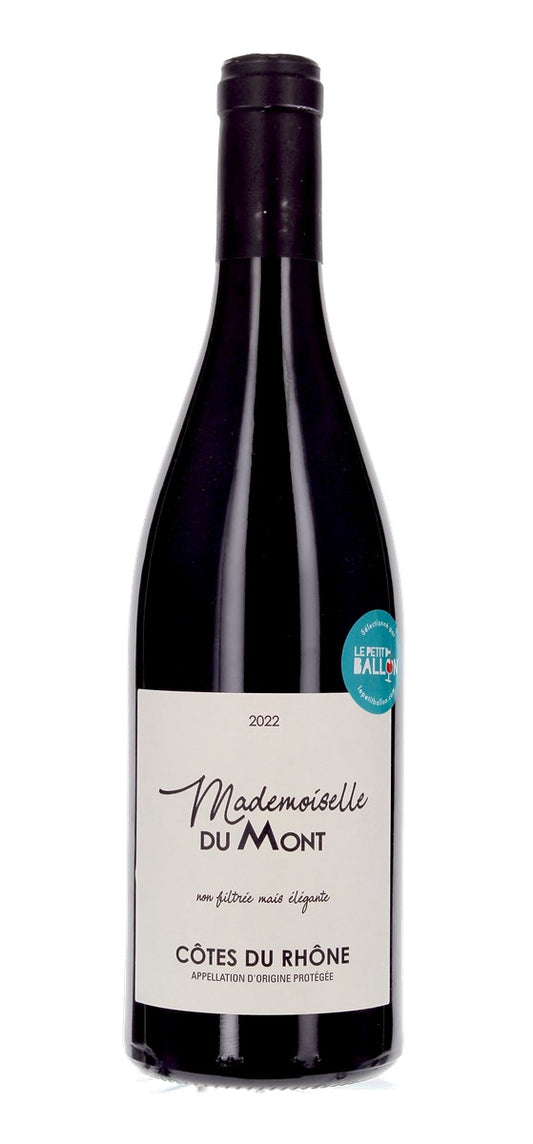 Ferme du Mont - Mademoiselle du Mont - Aoc Côtes du Rhône - Rouge - 2022