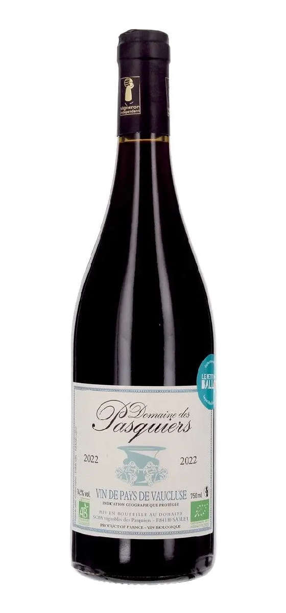 Domaine des Pasquiers - Vin de Pays de Vaucluse - IGP Vaucluse - Rouge - 2022