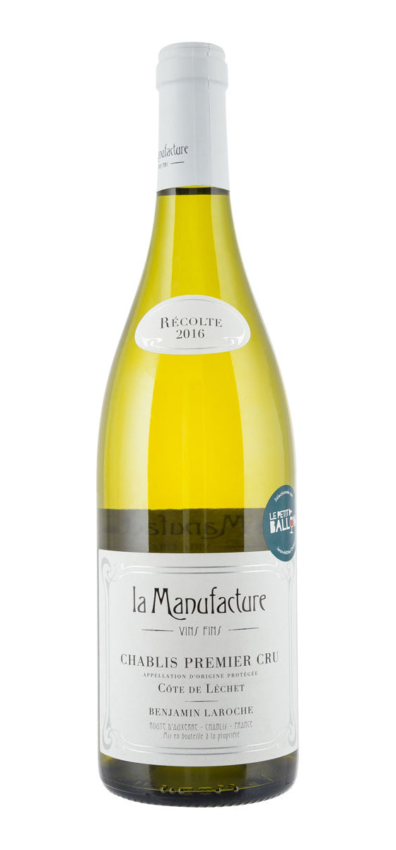 La Manufacture - Chablis 1er Cru Côte de Léchet 2016