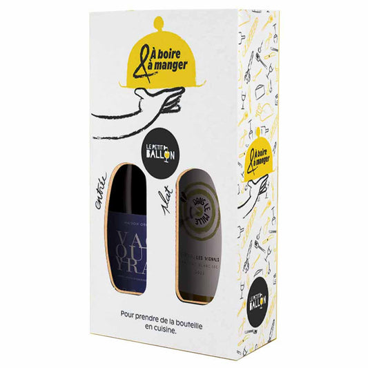 A boire & à manger - Coffret 2 vins et 2 recettes